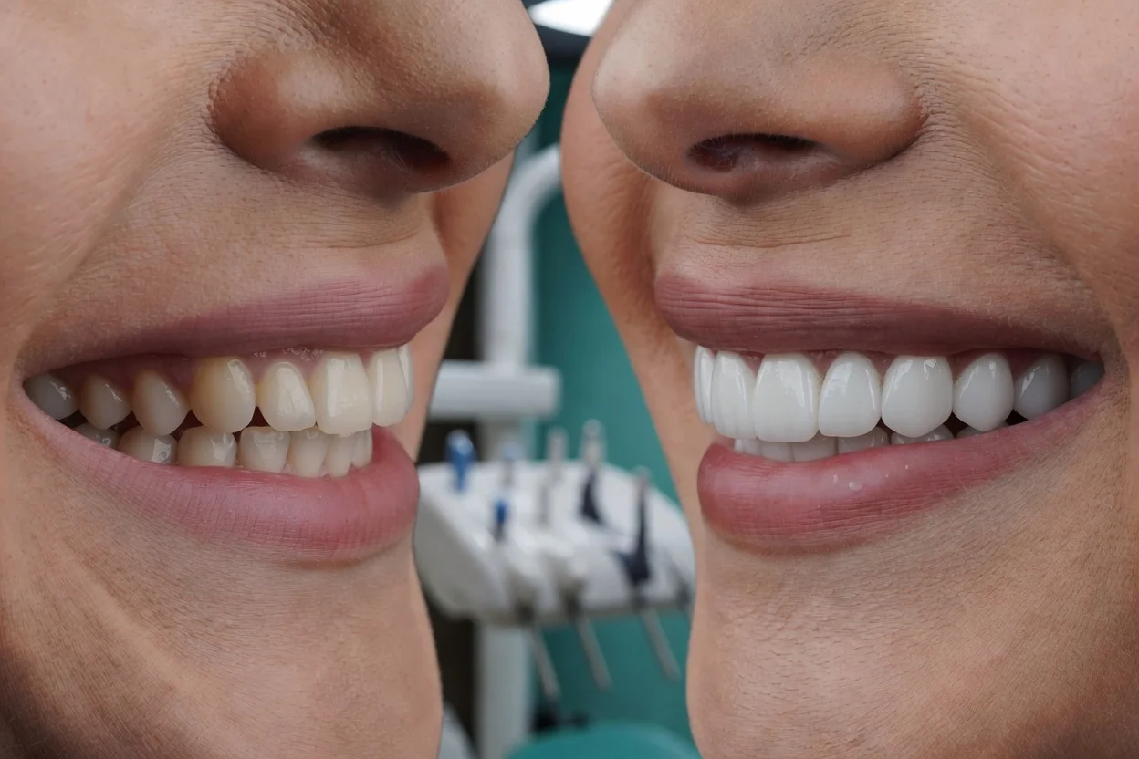 Corriger les dents mal alignées avec des facettes dentaires