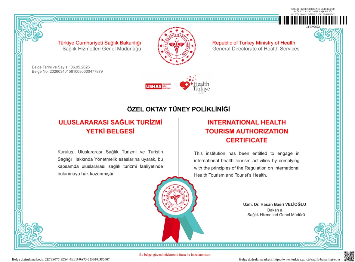 Certificat d'Autorisation de Tourisme de Santé International